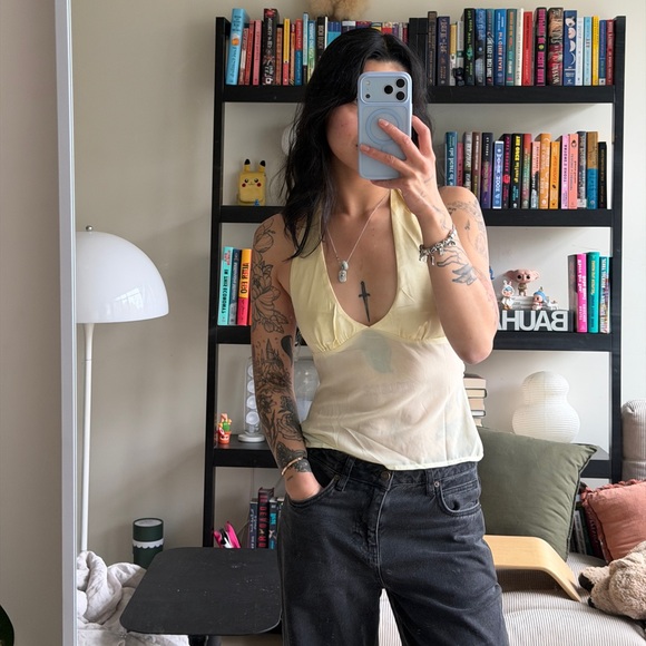 Peppermayo yellow Halter Top - Picture 2 of 3